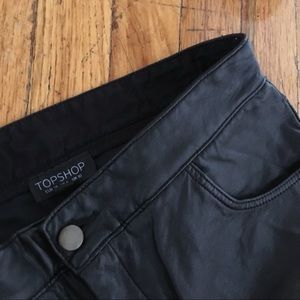 Super Cute Pleather Booty Shorts from Topshop